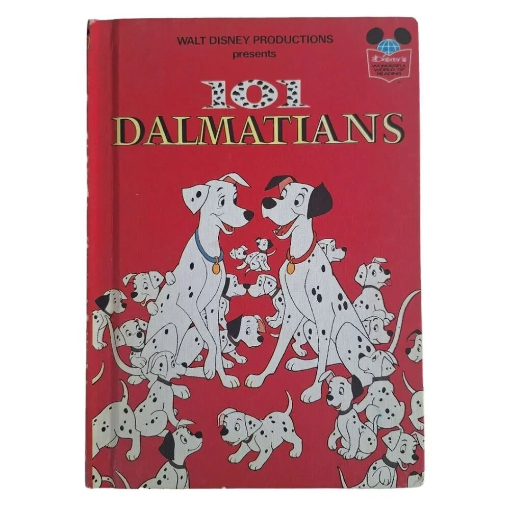 Disney Childrens Hardcover Books 6 Vintage Pinocchio‎ Dalmations Snow White Lady